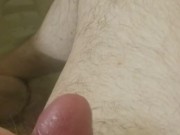 Bath time - soak my thigh in cum 💦