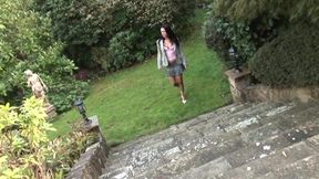 Long pounded fuckhole of lusty babe twat looks tiny full of cumshot