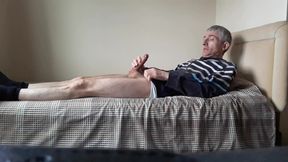 Masturbating and Ejaculating.