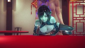 fucking a fairy water spirit in a chinese restaurant - hentai