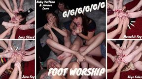 Ziva Fey - G/G/G/G/G/G Foot Worship