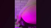 Cute Pink Sissy Femboy Rides BBC Dildo Close Up