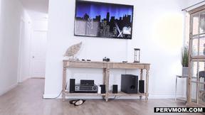 ”Big Breasted milf likes to taste her stepson's morning wood”