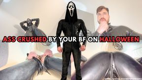 ASS CRUSHED BY YOUR BF ON HALLOWEEN