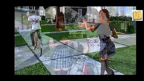 Redhead Teen Tears Up Riding Huge Dick in Fiery 3D Hentai Action