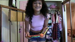 abdl sitter kikicali messing diaper and cum