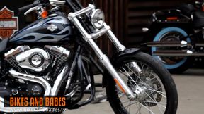 Lea Tyron - bikes and babes tv sexy videos