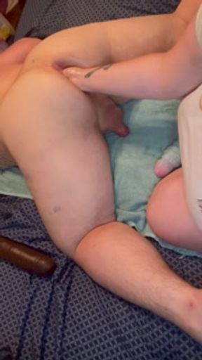 Bbw fisting her sub