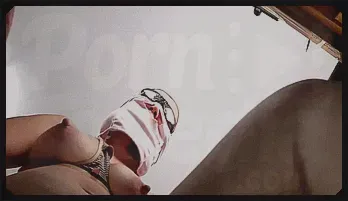 Naked Brunette Wife Cleans & Teases in Lingerie