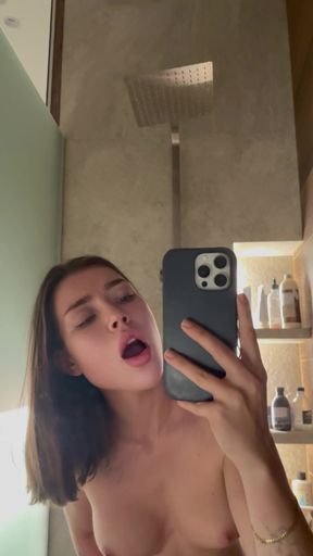 You see my huge tranny cock for the first time, what position shall we try?