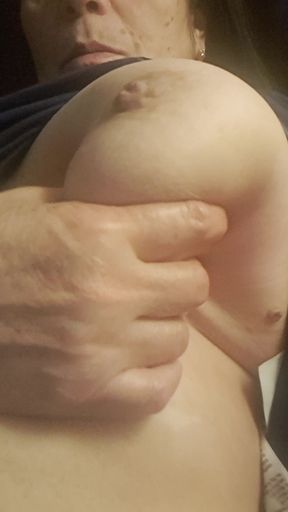 Stepmom's Boob Squeezes