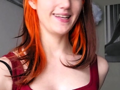 Big boobs milf masturbates with her dildo