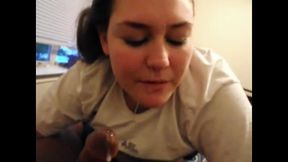 she dosent like cum in her mouth but i do it anyway