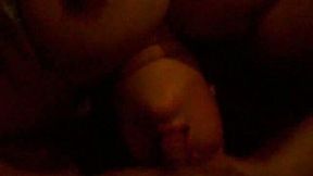Deepthroat mouth fucking my BBW busty wife - homemade