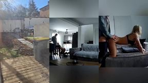 baisee comme une salope pour un des ouvriers venus faire les travaux chez moi! fucked like a slut by one of the workers who came to do the work at my house!