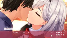 Big Tit Ninja meets biggest tits in the park for a cartoon kiss and fuck