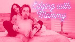 Edging w Step-Mommy (handjob and footjob)
