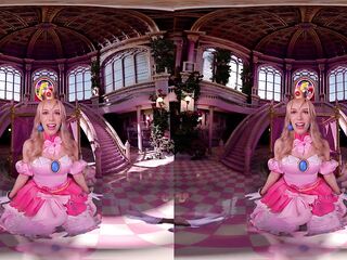 Kay Enjoyable As Princess Peach Banging In XXX SUPER MARIO BROS VR Porn