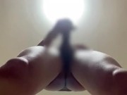 立ちオナニー下アングル