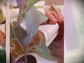 Abigail Mac strips and fucks her tight pussy