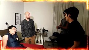 interracial , la cojida de una puta entre amigos la cojen y la recojen primera parte