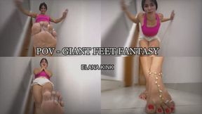 POV - GIANT FEET FANTASY