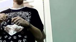 ”Tatted thug receives blowjob from a heavy prick sucker”