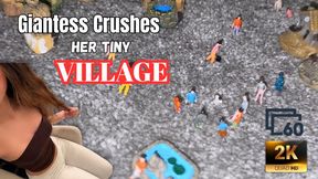 Giantess Crushes Her Tiny Village