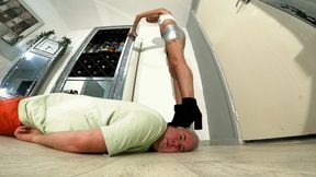 Danielle's New Head Trampling Boots 3 FLOOR CAM