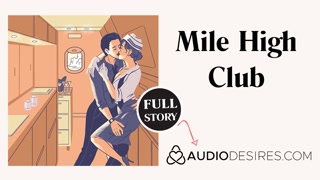 Joining the mile high club with my ex AUDIO (lesbian) (F4F) (public sex)