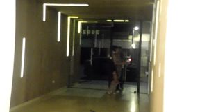 i find the neighbor in the lift he sucks him up to the fourth floor and award i fill my milk ass in the balcony