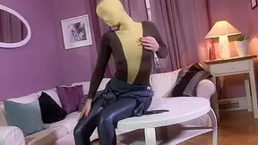 Double Layered Zentai Show - Watch4Fetish