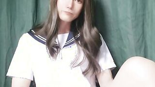 女装子オナニ－ Asian crossdresser taunting