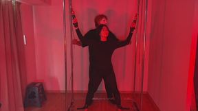 Ria Kanda – Tickled in Black Tights and Standing X-Restraint