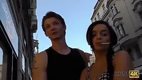 Hunt4k. hunter buys expensive ring for hot brunette erica ebony