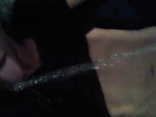 Demonstrating How I Tuck; Drenching My Body And Throat In My Pee