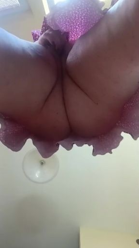 You'll look under my skirt