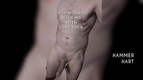 good morning wanking with long cock
