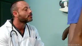 Huge Dick Tears Through His Tight Ass During Doctor Visit