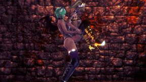 futa bowsette with a futa succubus- super maria parody