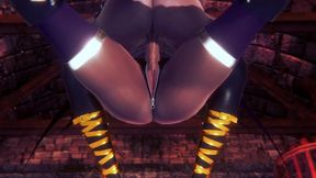 futa bowsette with a futa succubus- super maria parody