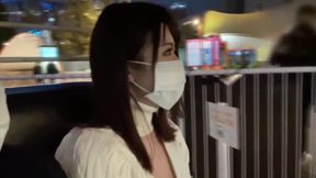 Big-Titted, Tall Japanese Babe Gets Rough in Public Street Pickup