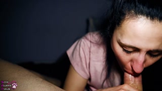 Just a Regular Blowjob Before bed with Cum Swallow 4k POV