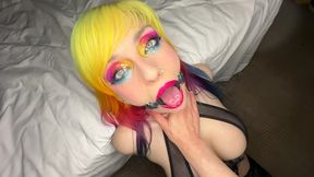 gagged cuffed & fucked