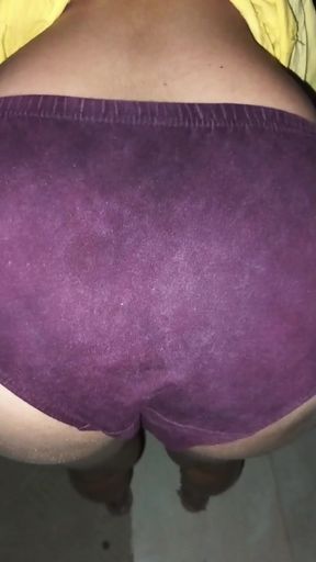 Thick hair in my thick pussy at night I fucked my pussy in doggy style by sliding my panty tights and I killed my&hellip;   Clip 1