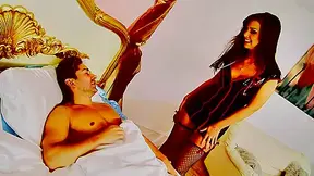 Latex-clad Nurse Gives Emergency Medical Attention