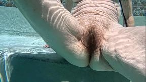 We went swimming in a private pool in Hawaii Kai