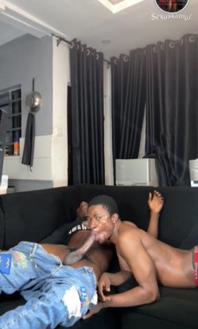 Gave My Straight Neighbor a Blow Job Till He Cum