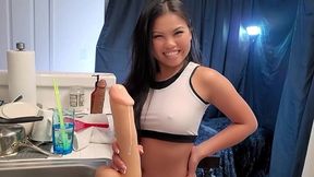 cindy starfall tifa cosplay - making cum