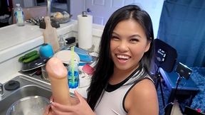 cindy starfall tifa cosplay - making cum